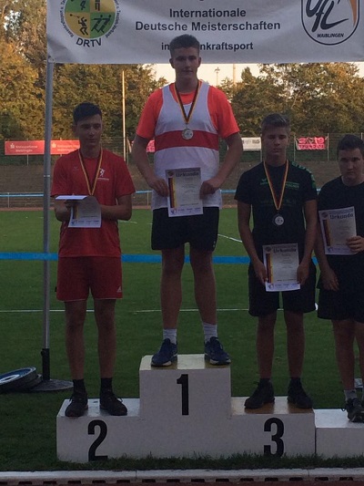 Tim Steinfurth zweifacher Deutscher Meister