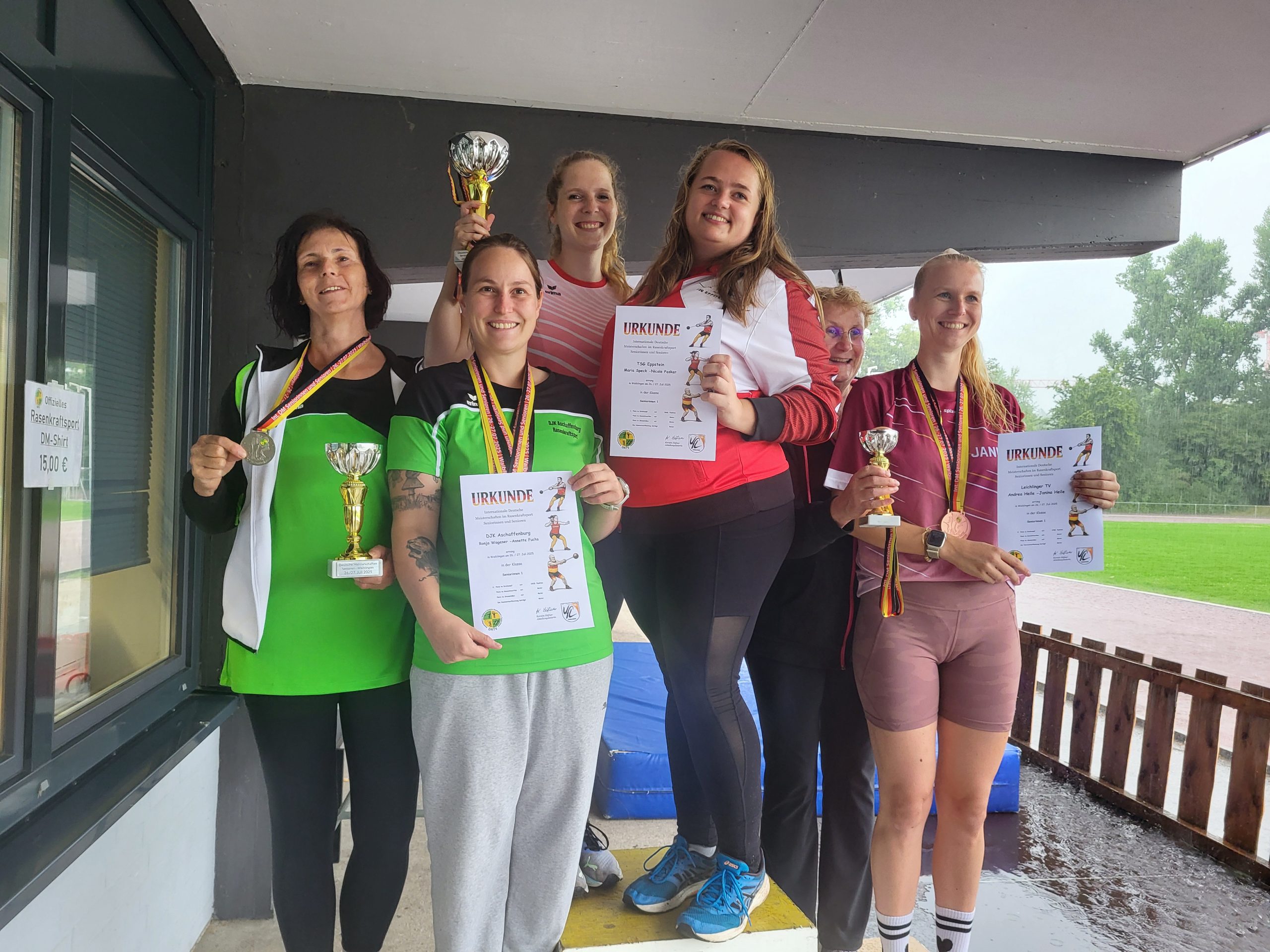 Nicole Pasker mit vier DM-Titeln und einem Hessenrekord