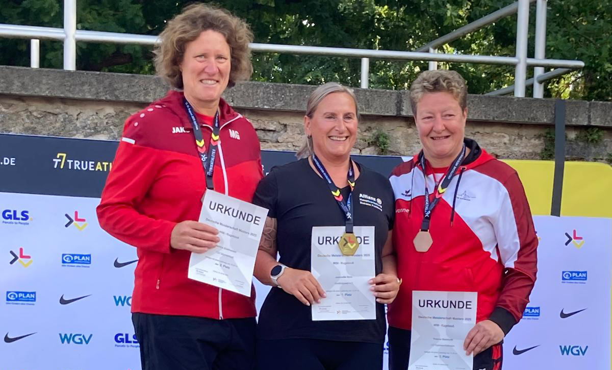 Yvonne Steinfurth mit DM-Bronze im Kugelstoßen