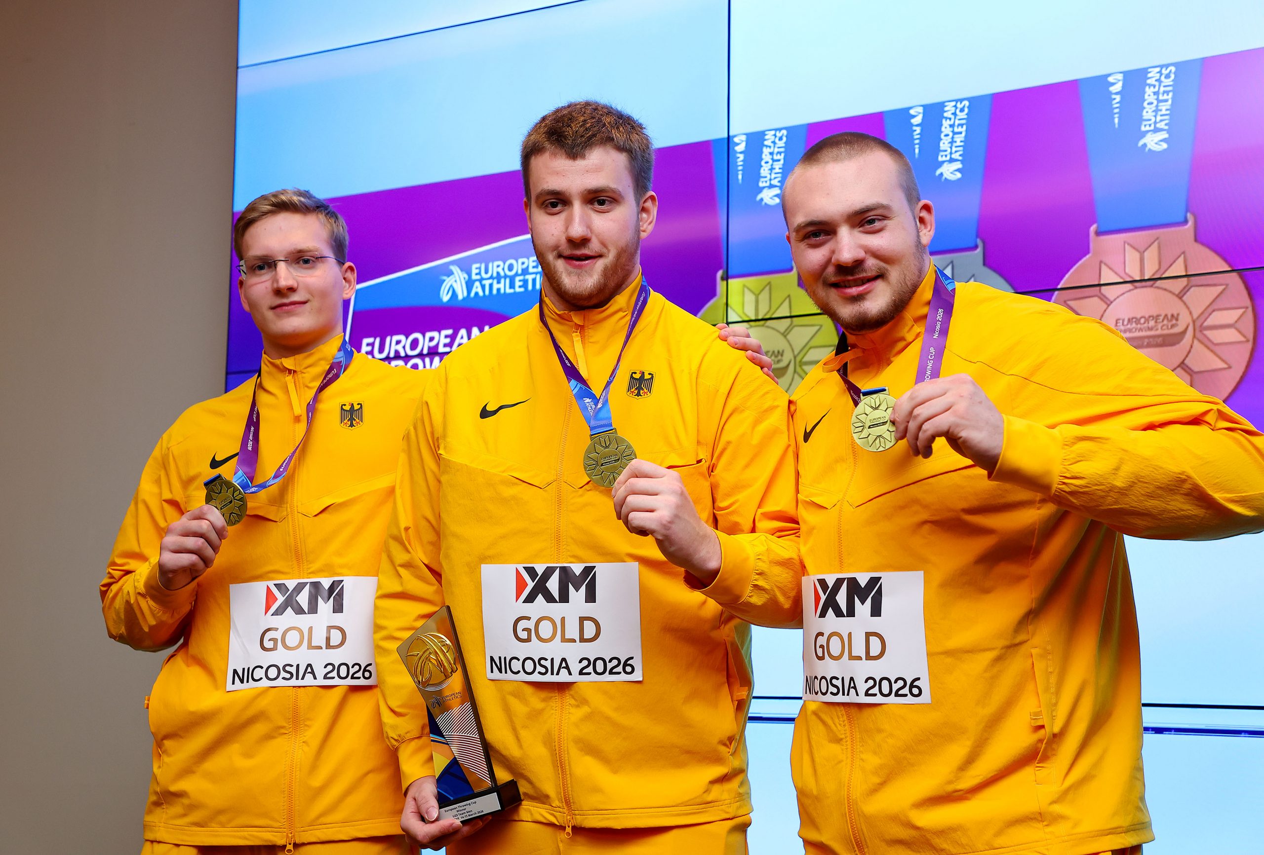 Tim Steinfurth gewinnt Gold im U23-Team beim Europäischen Winterwurfcup